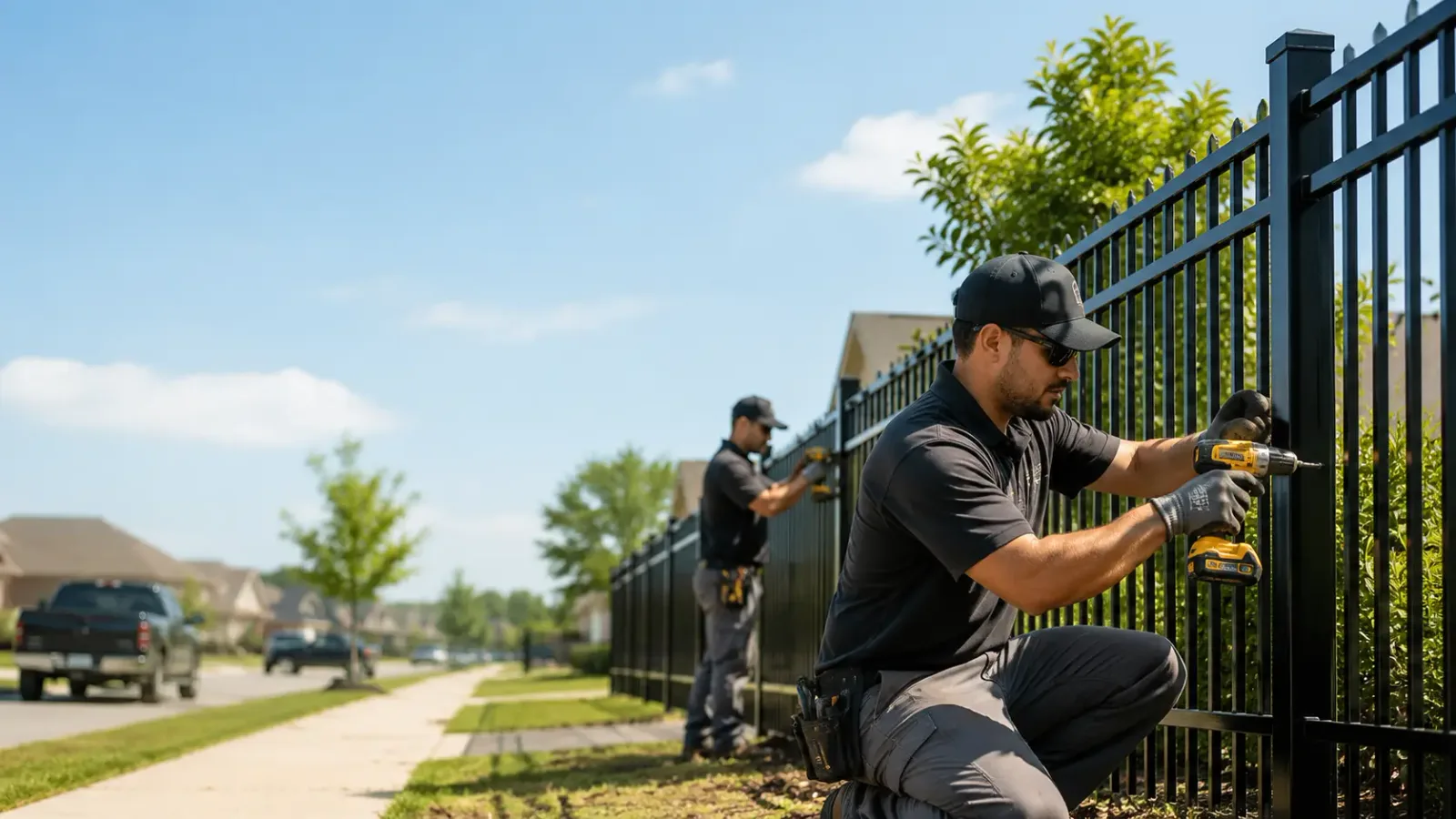 Metal Fence Installation in Realitos, TX
